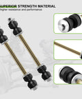 6 Piece Suspension Kit With Sway Bar Links And Outer Inner Tie Rod Ends For Cadillac Escalade Escalade ESV EXT Avalanche 1500 2002-2006 Silverado 1500 1999-2006 4WD Tahoe Yukon 2001-2006 Built For Rough Roads, steel tie rods