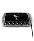 Five Port Ethernet Switch for Fish Finders and Networking Gear Build a Plug and Play XPLORE and AP Network Up to Twenty Units and Expand Like a Boss for Marine Electronics, front view