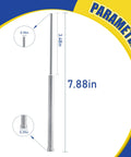 Image showing dimensions of Extra Long Three Sixteenth Inch Pin Punch Set, including 7.88 inches total length, with 0.18 inch key size.