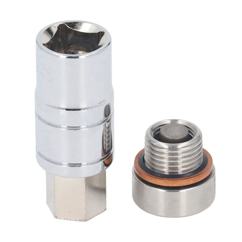 Top Notch Stainless Steel Oil Pan Drain Plug Repair Kit For Cars Fixing Stripped Slippery Threads With Precision CNC Cut Hardware For Solid Secure Seals And Easy Auto Maintenance Jobs, M16x1.5