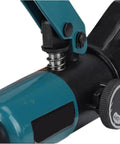 Close-up of Premium Manual Hydraulic Crimping Tool With Solid Cast Iron Body showing spring mechanism and adjustment dial.