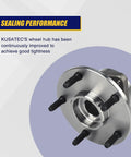 Front Wheel Bearing And Hub Assembly 515006 Replacement For Dodge Ram 1500 1994 To 1999 Front 5 Lug Bolts Without ABS