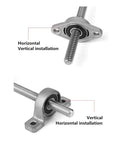 Top Tier Ball Screw With Nut Set Featuring T10 10mm Diameter Lead Screw And Trapezoidal Design Perfect For CNC Machine Tools Vertical Kits horizontal and vertical installation