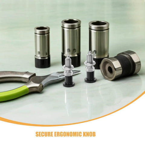 Bulletproof American Specs Guarantee This No Nonsense Stainless Steel Indexing Plunger Pin M6 Threaded Spring Button with Non Locking Mechanism Delivers Serious Grip Daily alongside ergonomic knobs and pliers.