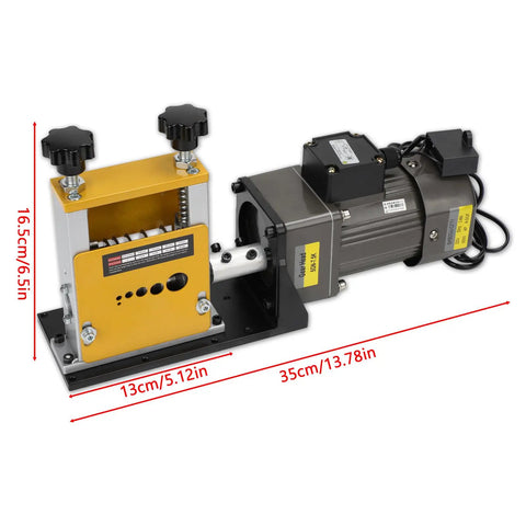 Pro Level Automatic Copper Wire Stripping Machine Boasting A Beefy 60W Motor and Six Alloy Dies for smoothly peeling cables