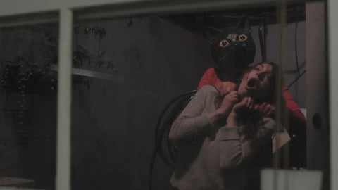 Scene from Cat Sick Blues Blu Ray Region Free Edition A Dark Gripping Gritty Indie Drama About Grief After A Cat Dies As A Man Falls Into Delusion