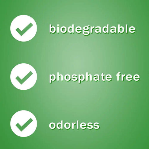 Biodegradable, phosphate-free, odorless features of K Cup Cleaner Pods For Keurig Machines, 5 pack, keeps your coffee brewer clean.