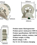 Low Flow Micro Hydroelectric Generator For Home Use, Durable Water Turbine Power System measurements and specifications