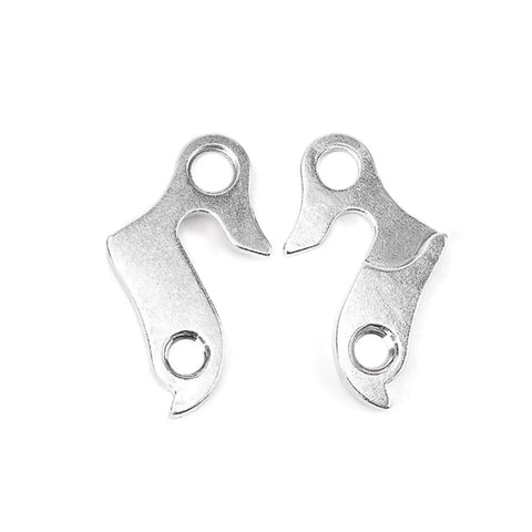 2 Pack Derailleur Hanger 27 Replacement For Mountain And Road Bicycles, Universal Silver Aluminum Alloy Hanger With Mounting Screws
