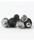 15 Piece M8 Ball Spring Plunger Hex Socket Set Screws Crafted From Premium Stainless And Carbon Steel showing various sizes and finishes.