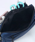 Heavy Duty Utility Waist Pack With Modular Tool Dividers And Waterproof Zippers For Job Site Hustlers, showing interior storage space.