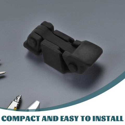 Heavy Duty Black Rubber Toggle Latch For Truck Tool Box With Spring Catch Seal Keeps Gear Safe From Dust And Rain For Outdoor Mods, compact design.