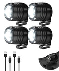 4 Pack Rechargeable Clip On Shoe Lights For Clogs And Shoes With 3 Lighting Modes Constant Light Lower Constant Light And Fast SOS Flash