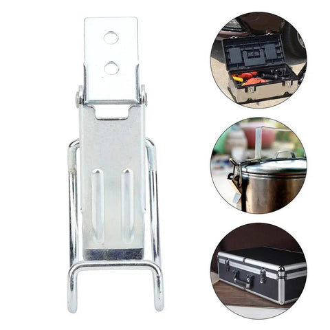 Heavy Duty Stainless Steel Toggle Latch Fastener 2 Pack For Luggage Cabinets And Boxes Draw Latch Catch Door Buckle For Secure Hassle Free Closures Easy Install on a case