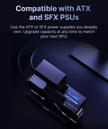 Heavy Duty Dual Mode Usb4 And OcuLink Egpu Dock with ATX and SFX PSU compatibility for upgrading GPU capabilities.