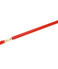 On Car Adjustable Panhard Rod For 1982 2002 GM F Bodies Camaro Firebird One And A Quarter Inch DOM Steel Chrome Moly Adapters TIG Welded 95 Durometer Polyurethane Bushings Eliminates Panhard Rod Deflection For Street Drag And Road Race Ready red adjustable rod