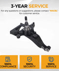 Front Left Steering Knuckle And Wheel Hub Assembly For Ford Ranger Rwd 2001 To 2009 showing precision machined design.