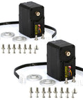 Two Pack Beefy 30Kg High Torque Serial Bus Servo Motor 12V with accessories displayed