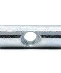 Cross Dowel Barrel Nut Replacement Kit For 100507 Furniture Fasteners, zinc-plated M6 threaded barrel nut close-up image.