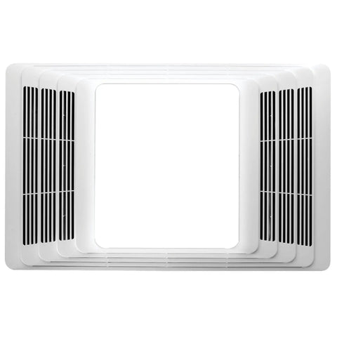 Ceiling Exhaust Vent With Light For Bathrooms And Home, 100-Watt Bright Lighting, 90 Sq Ft Coverage, 4-Inch Round Fan And Light Combo