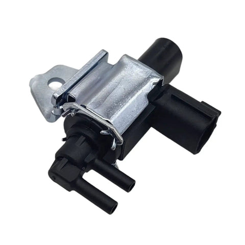 Image of Non OEM Intake Manifold Solenoid Valve Replacement 14955-8J10A for Nissan vehicles, showing metallic and black components.