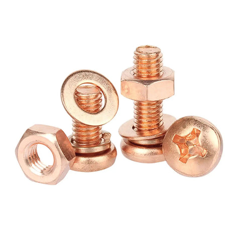 Heavy Duty Cross Head Screws And Nuts Kit With Flat And Spring Washers M6x16mm Stainless Steel 304 All In One Hardware Fastener Set For Indoor And Outdoor Use, screws and nuts with washers