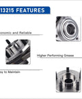 Set Of 2 Front Wheel Bearing Hub Assemblies For 2005-2007 Pontiac G6 And 2004-2007 Chevy Malibu Non ABS, OE-Grade Replacement Hubs close-up