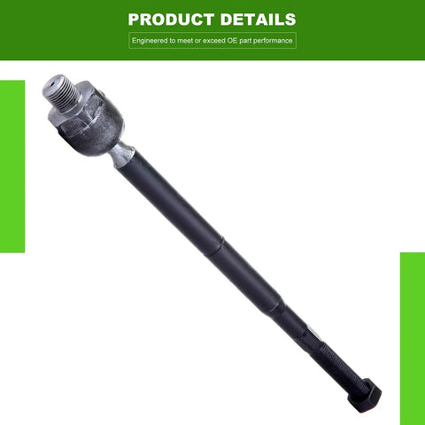 4 Piece Front Suspension Tie Rod End Kit Inner Outer For Dodge Charger Challenger Chrysler 300 Rwd Fits 2005 2010 Models Includes Front Inner And Outer Tie Rod Ends, black steel tie rod end