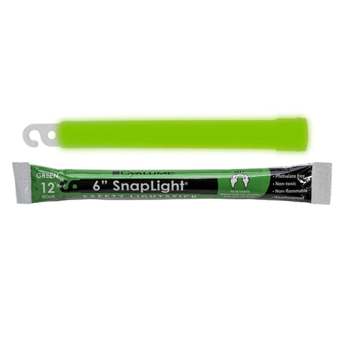 Beefed Up Military Grade Green Glow Sticks 6 Inch Snap Light Emergency Chemical Light 12 Hour Duration 10 Pack