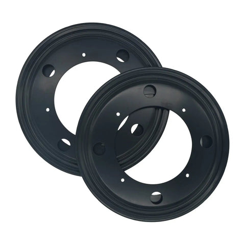 Pair of Six Pack 8 Inch Lazy Susan Bearings Heavy Duty Turntable Plate Five Sixteenths Inch Thick Swivel for rotating tables