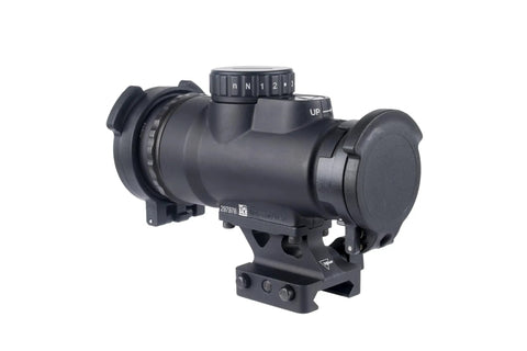 Fast Target Acquisition Red Dot Sight 1x25 with 2 MOA Dot and Adjustable LED on Q LOC Technology Mount