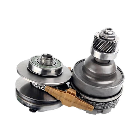 Premium JF018 Auto Transmission Sprocket Pulley Chain Set For Nissan CVT Gearbox, alloy steel, 28 teeth, durable design.