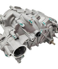 Heavy Duty Automatic Transmission Gearbox Replacement Drop In Shift Module shows sleek silver housing with bolts for easy installation.