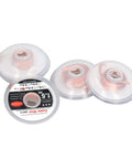 Copper Solder Wick Desoldering Set, 5 Piece, includes five widths and 4.9 ft per coil in transparent cases, four visible
