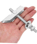 Heavy Duty Toggle Bolt Kit 12pc Set M8x72mm Drywall Anchors With Wing Nuts on hand for size comparison