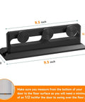 Heavy Duty Door Security Bar For Home Protection, Adjustable Three Knobs Brace Barricade, withstands up to 3000 lbs