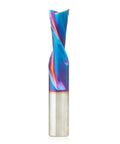 Solid Carbide Spektra Coated Spiral Plunge Router Bit Down Cut For Woodworking With Nanoco Coating For Heat Resistance