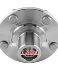 Front view of a wheel hub with bolts, Front Wheel Bearing And Hub Assembly Set Of 2 For Toyota Camry 2004-2017 2.5L 3.0L 3.5L V6 TopNotch Replacement