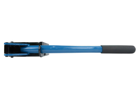 Top view of Heavy Duty Metal Stud Punch Kit With Three Die Set for 0.875 In, 1.125 In and 1.34375 In holes, compact field tool handle.
