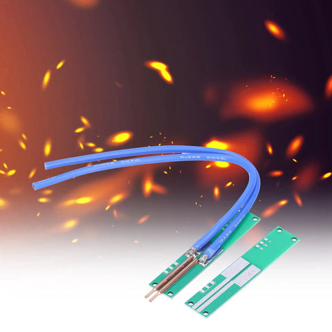 Handheld Copper Spot Welder Pen Kit For DIY Electronics, silicone wire, copper pads, and PCB for battery tab welding