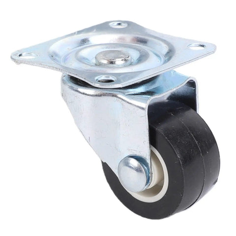 Chiyyak 14 Pieces Furniture Casters, 360 Degree Rotation, 1 Inch Swivel Caster Wheel for Table Cabinet Workbench close-up