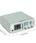 Heavy Duty Kickass Dual Channel DDS Signal Generator Frequency Counter with display and controls, 7.5in long for electronics debugging.