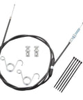 75 Inch Heavy Duty Universal Throttle Cable Kit For Predator 212cc 196cc GX160 GX200 VM22 VM24 Engines, with installation parts