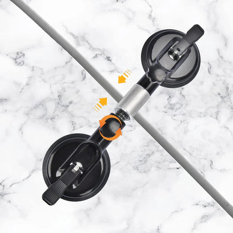 2 Pack Seamless Seam Setter With Vacuum Suction Cups For Granite Marble Slab Countertops Adjustable Stone Seam Tool