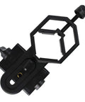 Turn Your Smartphone Into A Video Camera And Image Capture Rig For Binoculars, Telescopes, Spotting Scopes, Monoculars, And Microscopes With An Aluminum Mount, Periscope Adapter, And Remote, Case Friendly Up To 90mm Wide - black aluminum mount