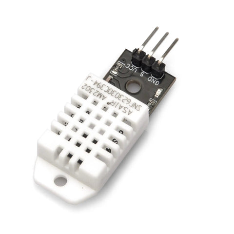 DHT22 AM2302 Digital Humidity And Temperature Sensor Module for Arduino and Raspberry Pi, white plastic with black pins