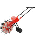 Walk-Behind Manual Seed Spreader With 6.3 Inch Disk, 10 Equidistant Nozzles, Quantitative Seeding, Row Crop Planter For Soybeans Corn Cotton Peanuts