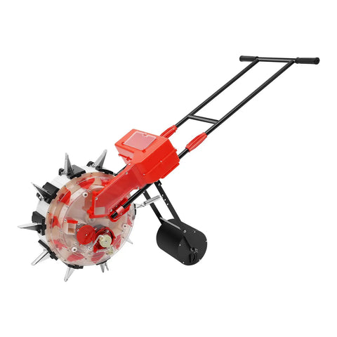 Hand Push Seeder With Ten Nozzles For Precise Row Planting Of Corn Soybeans Peanuts And Sunflower Seeds, Six Point Five Inch Spacing
