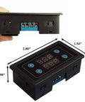 Plug And Play Delay Relay Module AC 85V-265V With LED Display Time Delay Switch 0-999S 0-999M 0-999H Digital Timer For Lights Water Pumps Engines Cycle Delay Relay Control, 2.80 x 1.54 x 0.98 in