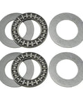 Thrust Needle Roller Bearings With Washers For Lawn Tractor Front Axle Balance And Smooth Riding 20Mm Bore 35Mm OD 2Mm Width 2 Sets